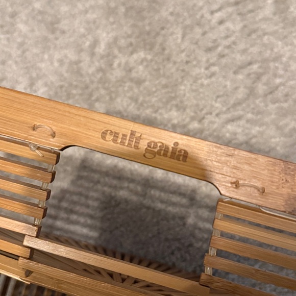 Cult Gaia Bamboo Ark Bag in Natural Brown - Picture 10 of 11